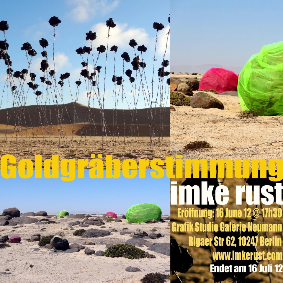 Goldgräberstimmung / Gold-rush Mood - upcoming exhibition in Berlin, Germany