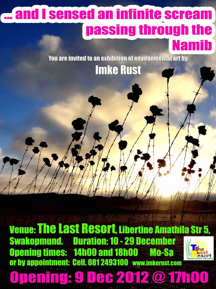 Up-coming Exhibition 9Dec12 Swakopmund