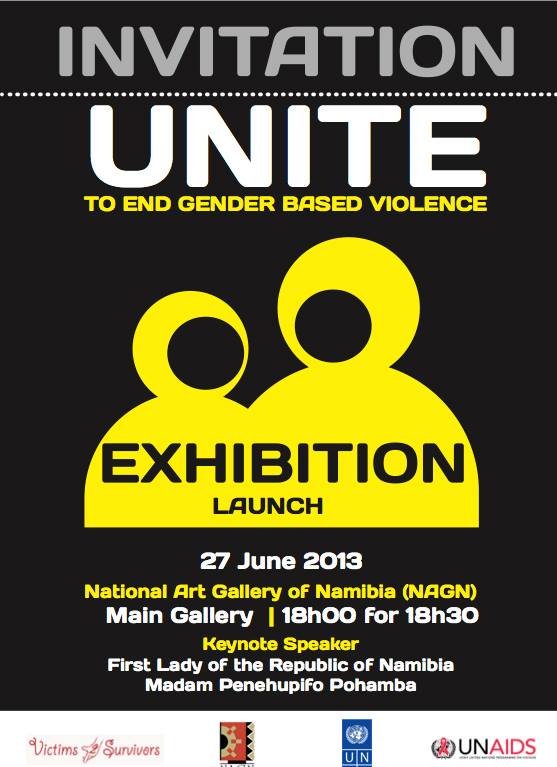 Unite to End Gender Based Violence Exhibition Poster