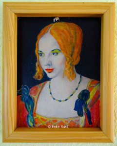 'Young Venetian Woman' by Dürer in new colours after my intervention