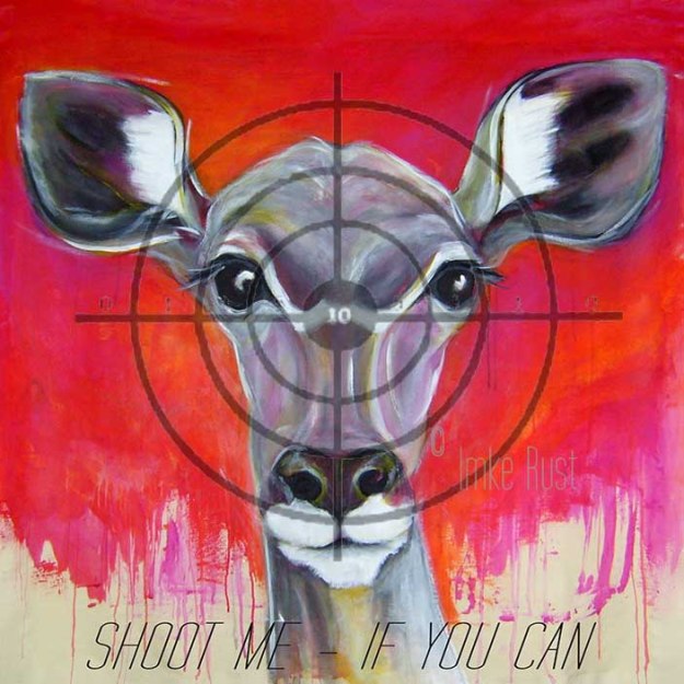 Shoot Me - If You Can (Digitally altered painting)