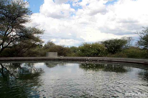 Throwing water drops...