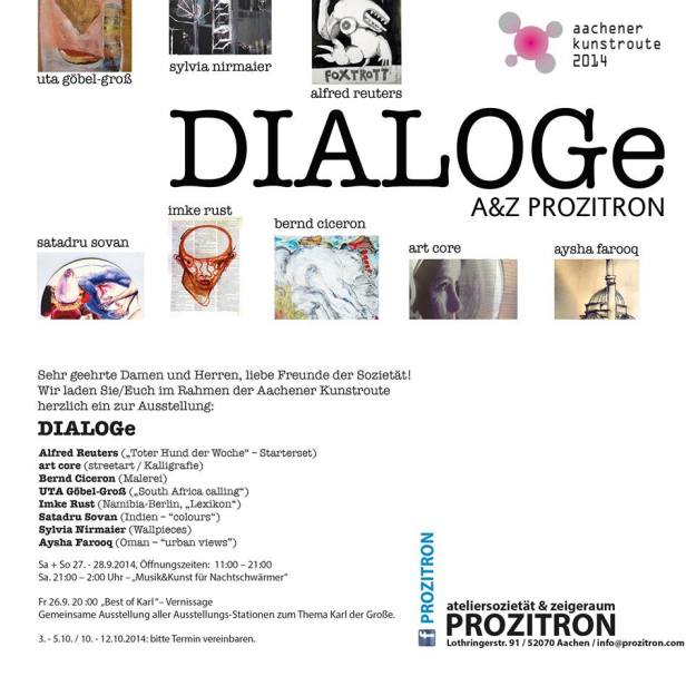 DIALOGe art exhibition Aachener Kunstroute 2014
