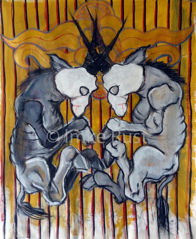 We are talking more about this artwork: Coat of Arms by Imke Rust