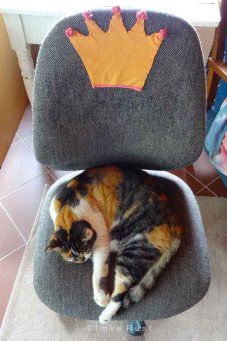 Princess Clarissa on her very own thrown.