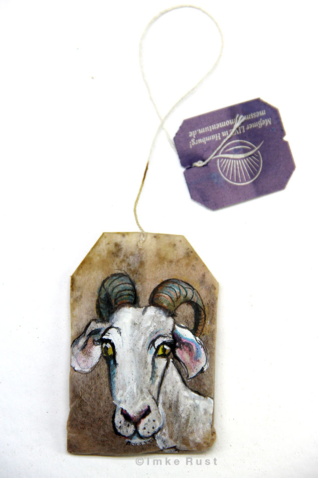 Teabag Totem Series (Goat)