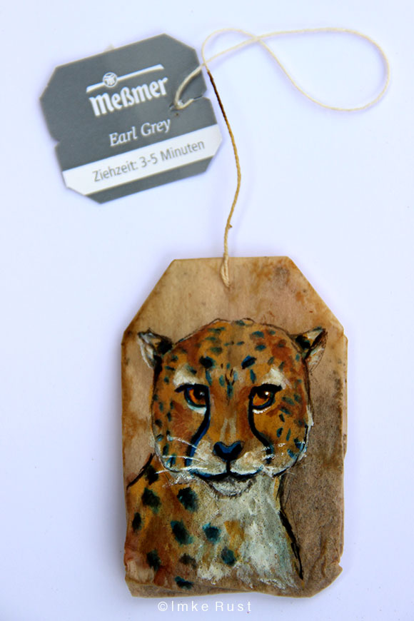 Teabag Totem Series (Cheetah)