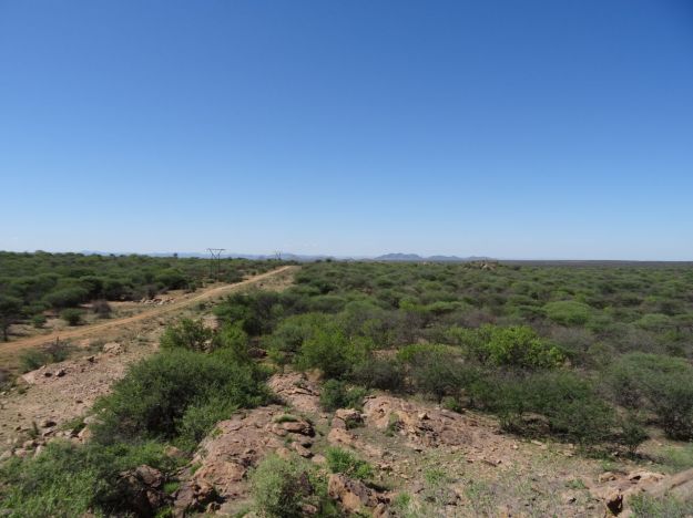If you look closely you see the very first small clouds appearing on the horizon