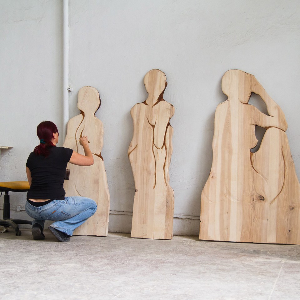 Working on the backs