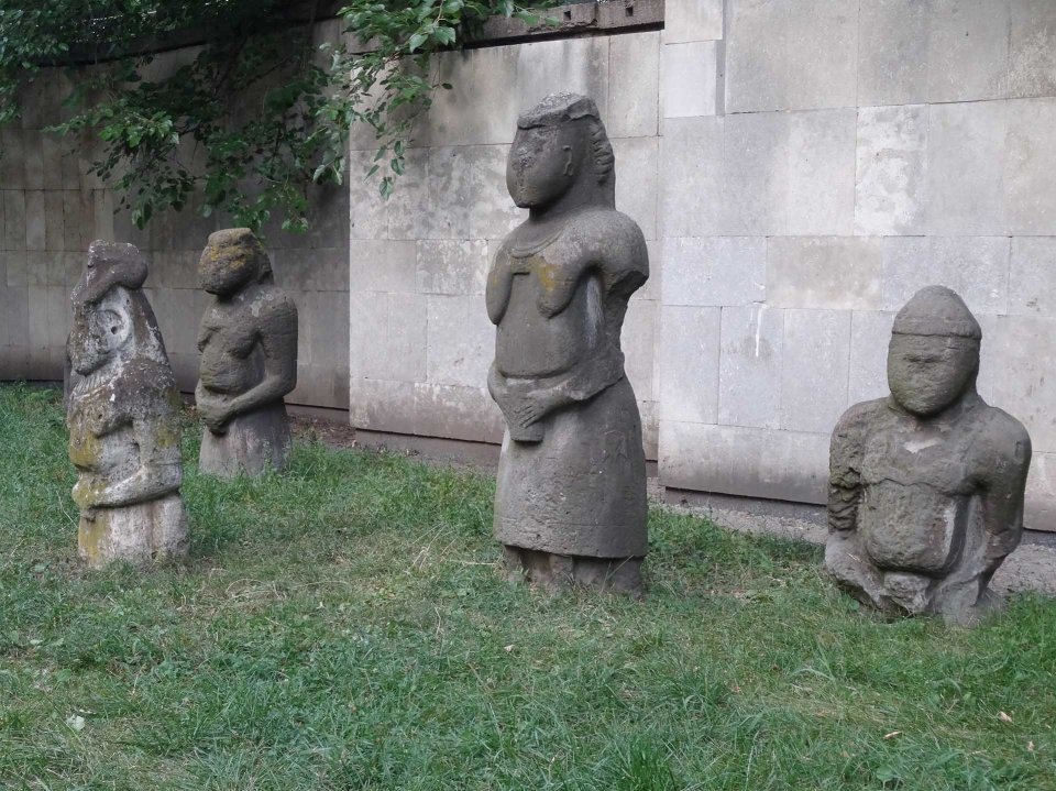 Some of the Baba figures which inspired the art project